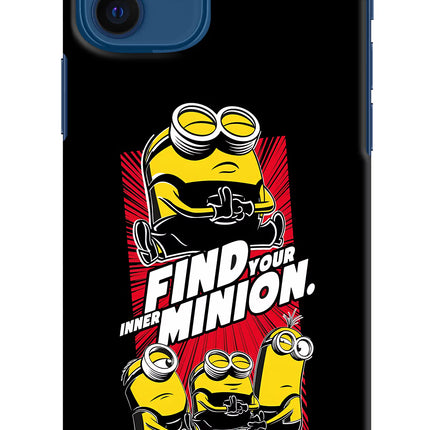 Find your inner Minion iPhone 12 Hard Case Back Cover by Casekaro