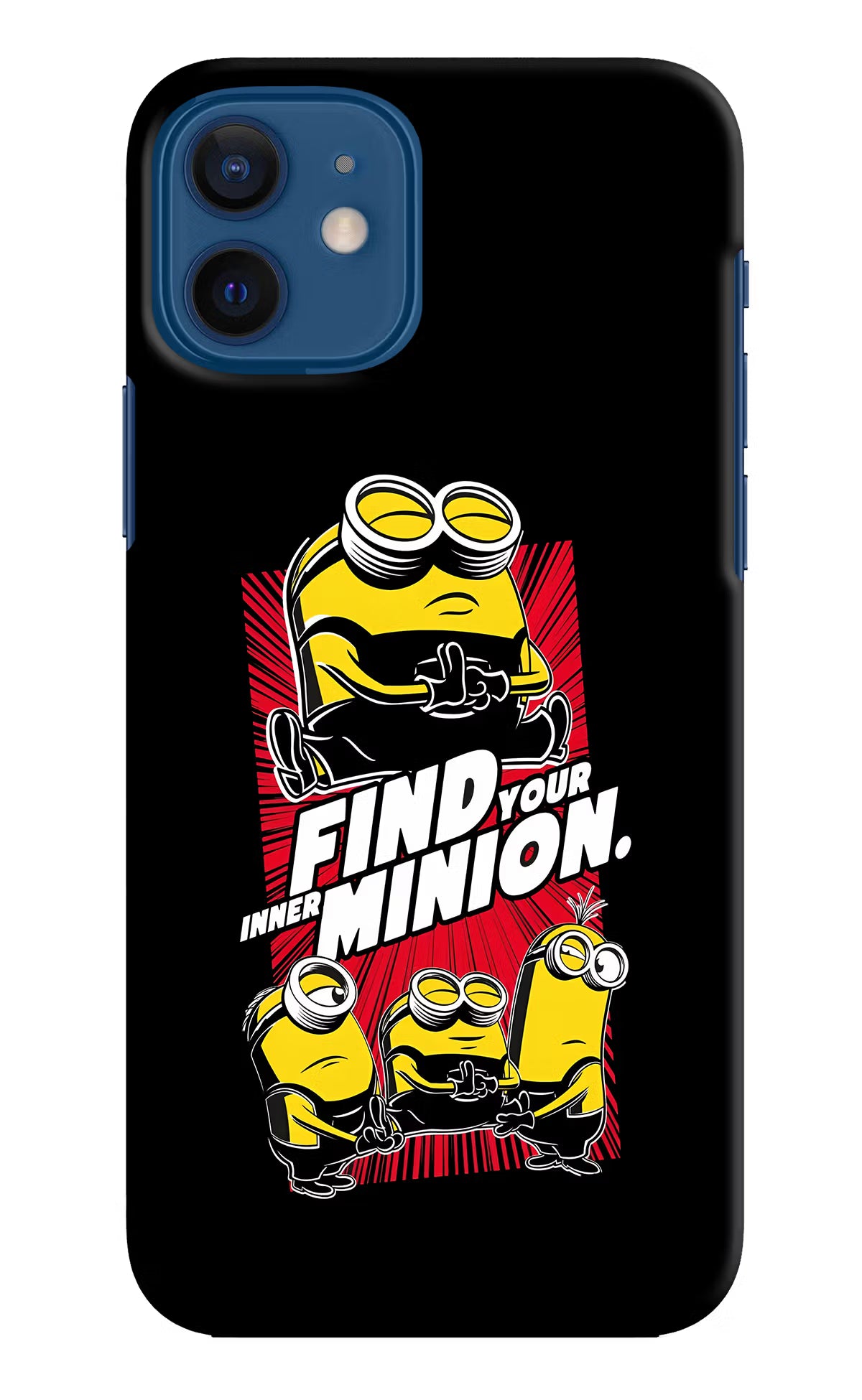 Find your inner Minion iPhone 12 Hard Case Back Cover by Casekaro