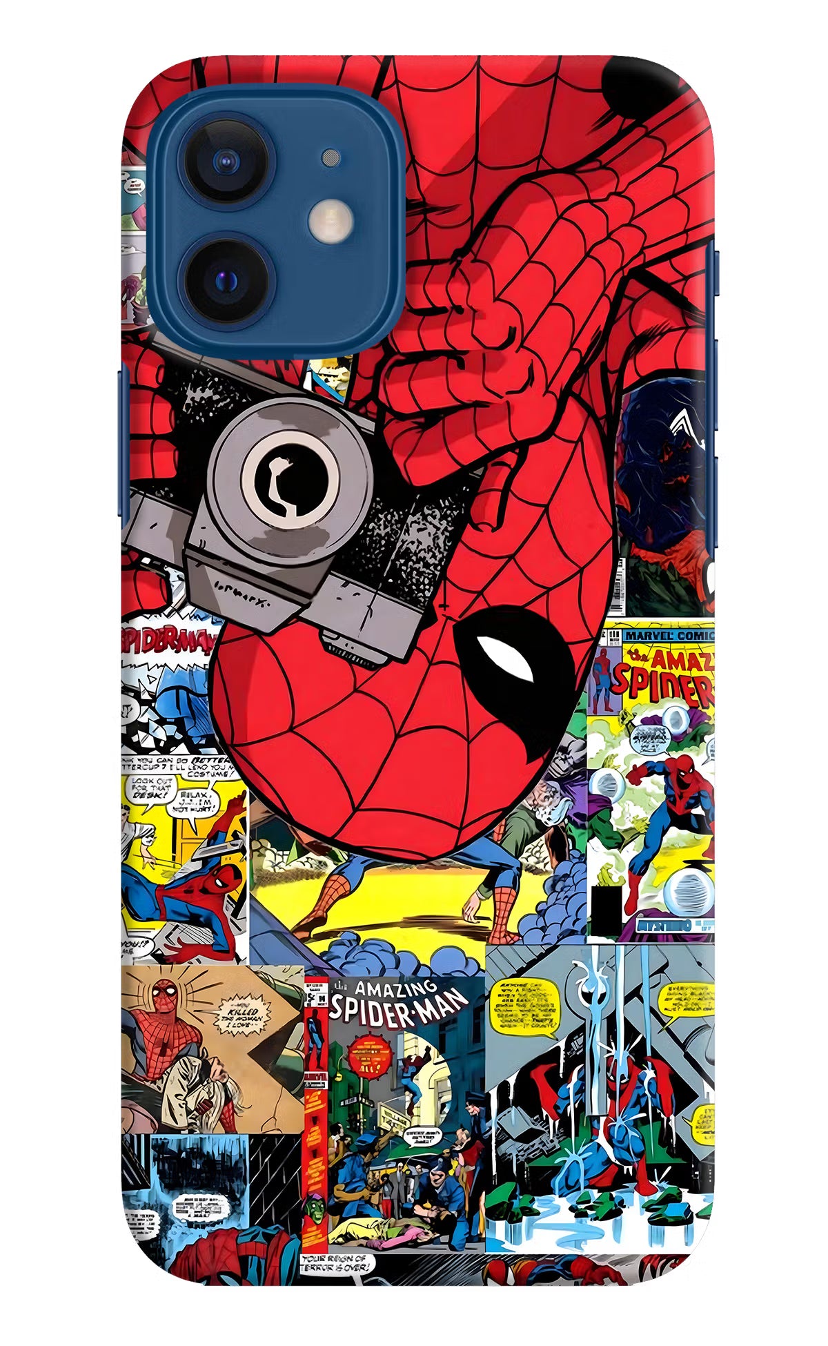 Spider Man iPhone 12 Hard Case Back Cover by Casekaro