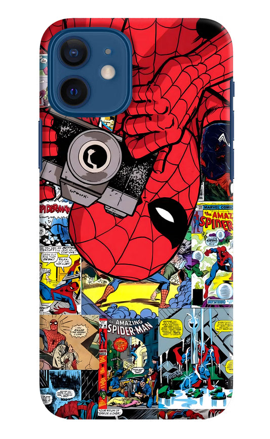 Spider Man iPhone 12 Hard Case Back Cover by Casekaro
