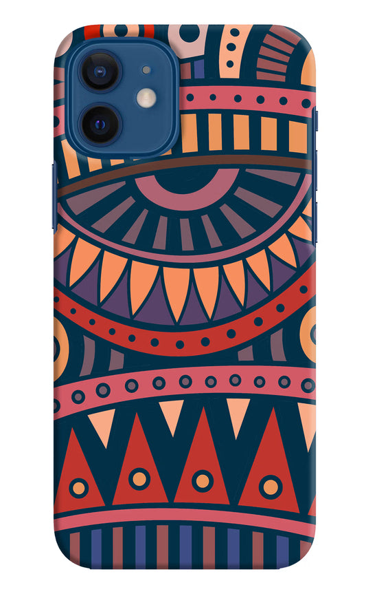 African Culture Design iPhone 12 Hard Case Back Cover by Casekaro