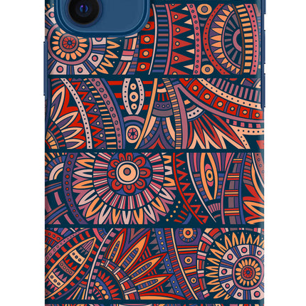African Culture Design iPhone 12 Hard Case Back Cover by Casekaro