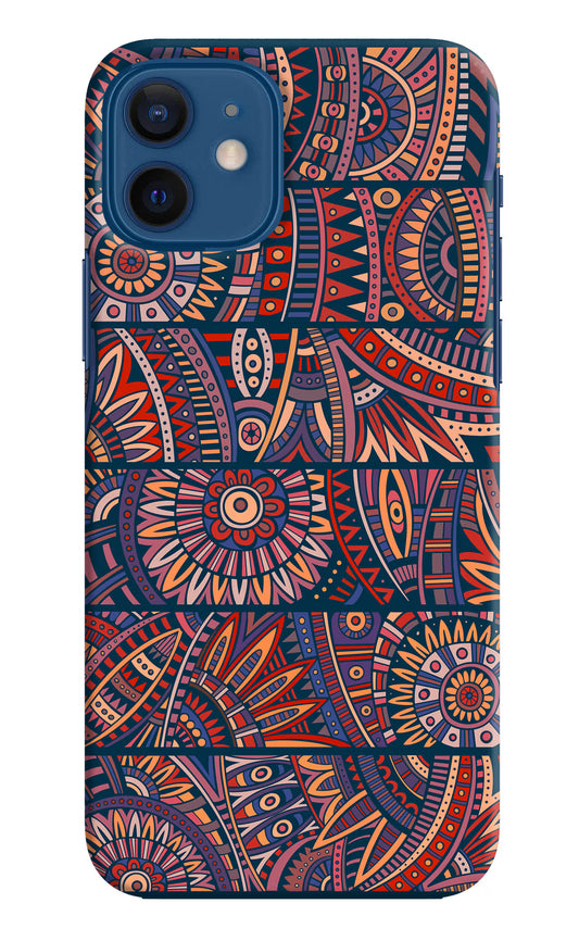 African Culture Design iPhone 12 Hard Case Back Cover by Casekaro