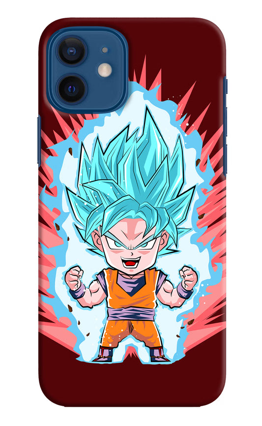 Goku Little iPhone 12 Hard Case Back Cover by Casekaro