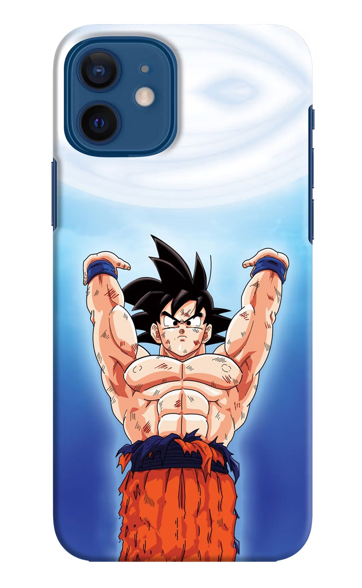 Goku Power iPhone 12 Hard Case Back Cover by Casekaro