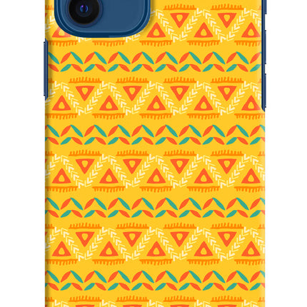 Tribal Pattern iPhone 12 Hard Case Back Cover by Casekaro