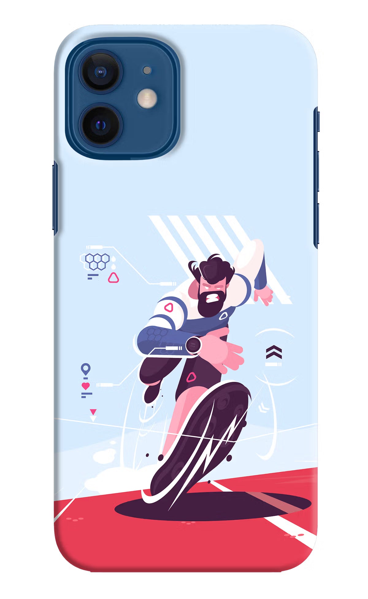 Run Pro iPhone 12 Hard Case Back Cover by Casekaro