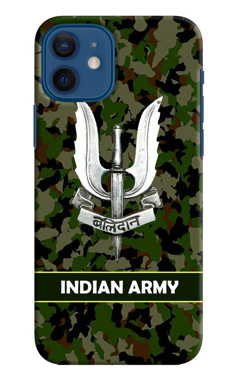Balidan Indian Logo iPhone 12 Back Cover, Hard case