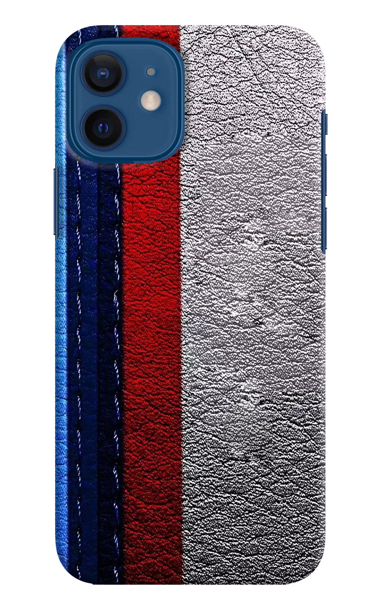 BMW Stripes iPhone 12 Hard Case Back Cover by Casekaro