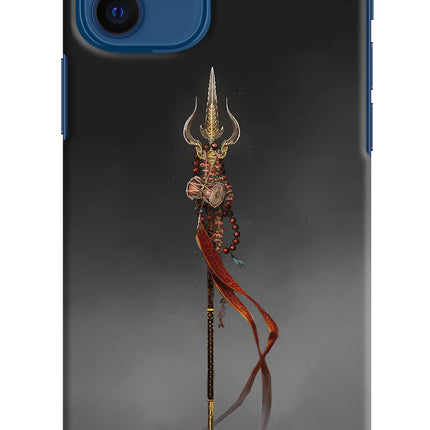 Shiv Trishul iPhone 12 Hard Case Back Cover by Casekaro