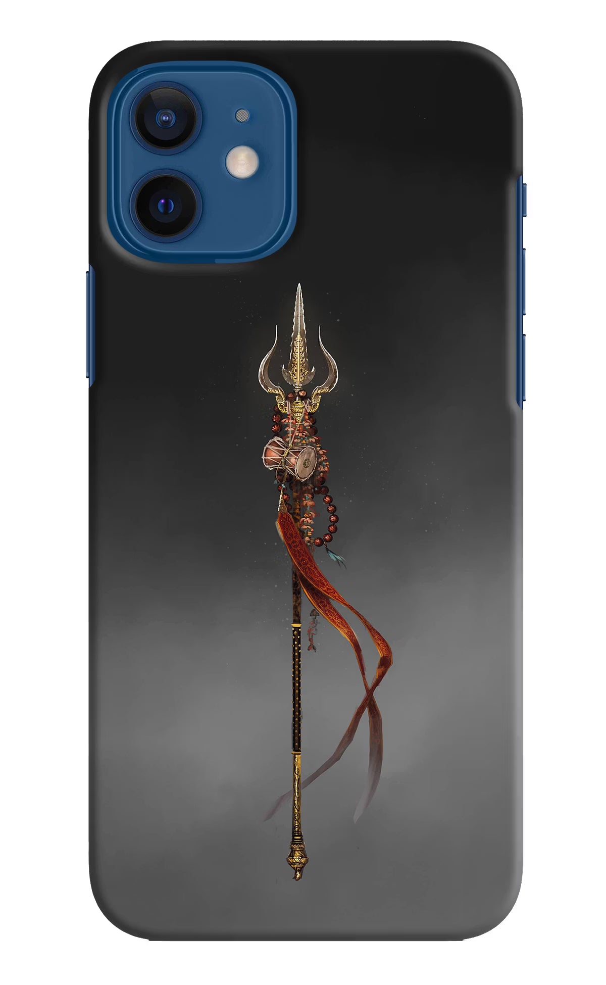 Shiv Trishul iPhone 12 Hard Case Back Cover by Casekaro
