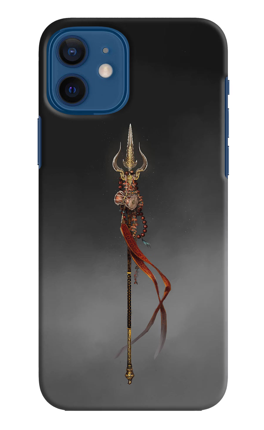 Shiv Trishul iPhone 12 Back Cover, Hard case