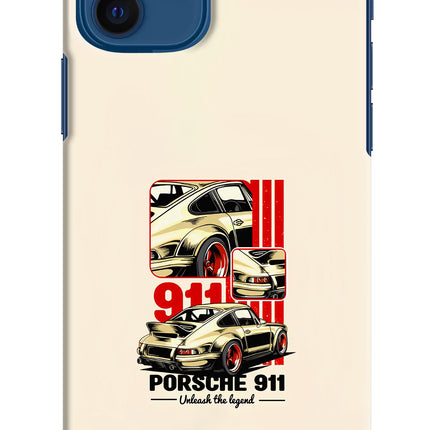 Classic Porsche 911 iPhone 12 Hard Case Back Cover by Casekaro