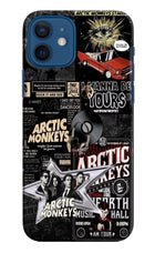 Arctic Monkeys iPhone 12 Hard Case Back Cover by Casekaro