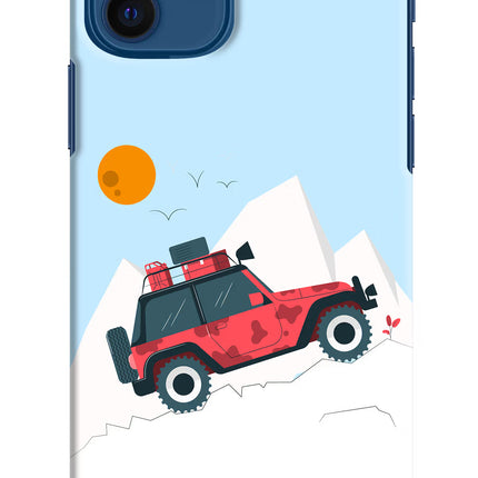 Mountain Trail Beast iPhone 12 Hard Case Back Cover by Casekaro