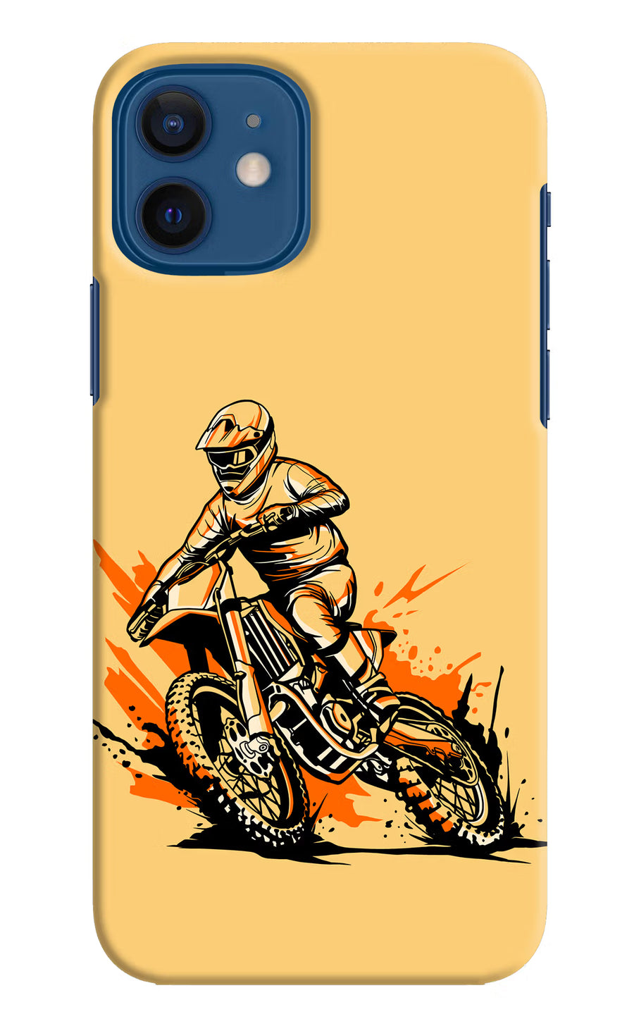 Off-Road Fury iPhone 12 Back Cover, Hard case