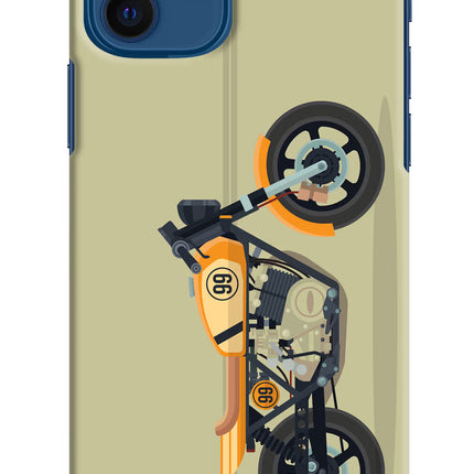 Vertical Speedster iPhone 12 Hard Case Back Cover by Casekaro