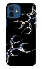 Chrome Tribal iPhone 12 Hard Case Back Cover by Casekaro