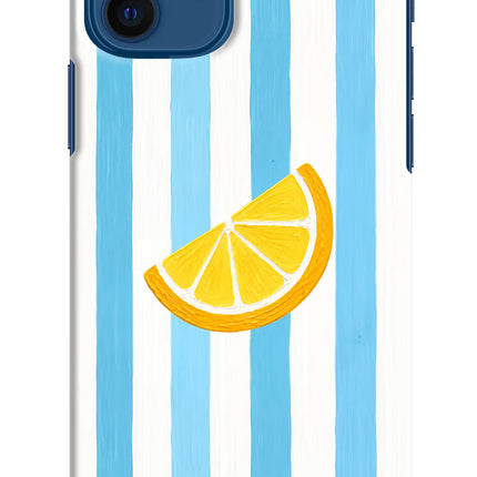 Summer Lemon iPhone 12 Hard Case Back Cover by Casekaro