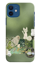 Aesthetic anime iPhone 12 Hard Case Back Cover by Casekaro