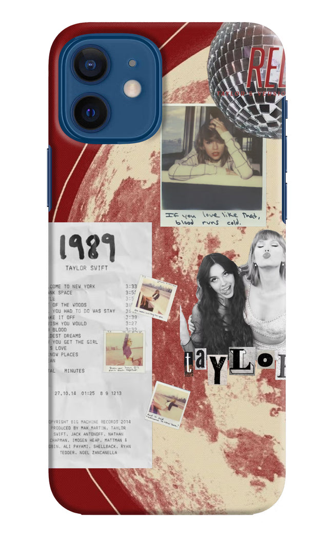 Taylor Swift iPhone 12 Hard Case Back Cover by Casekaro