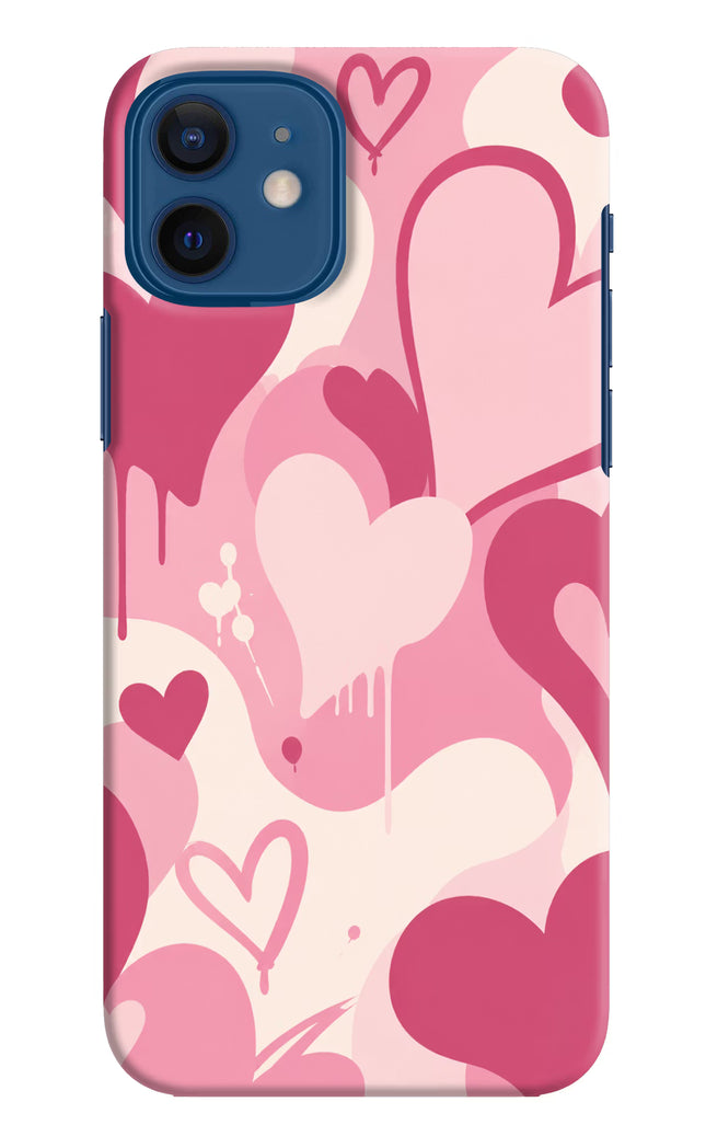 Hearty case iPhone 12 Hard Case Back Cover by Casekaro