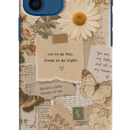Vintage case iPhone 12 Hard Case Back Cover by Casekaro