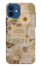 Vintage case iPhone 12 Hard Case Back Cover by Casekaro