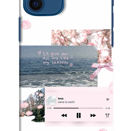 Wave to earth iPhone 12 Hard Case Back Cover by Casekaro