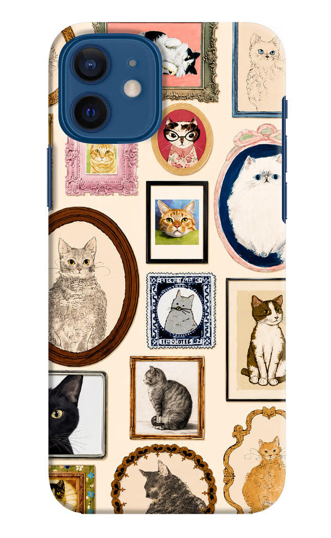 Mirror Cats iPhone 12 Hard Case Back Cover by Casekaro