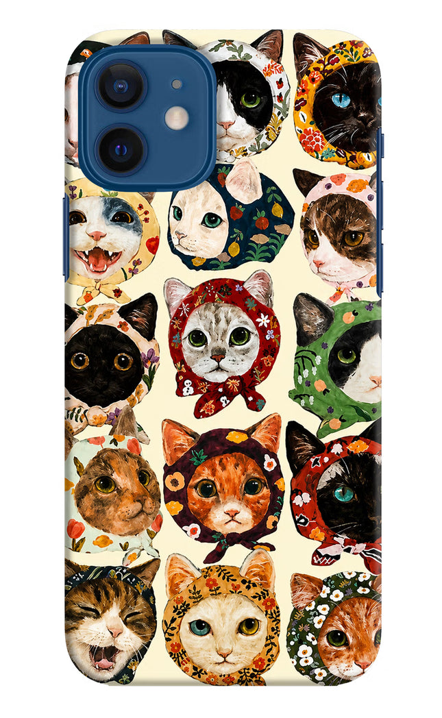Cool Cat iPhone 12 Hard Case Back Cover by Casekaro