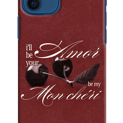 Velvet Cherry iPhone 12 Hard Case Back Cover by Casekaro