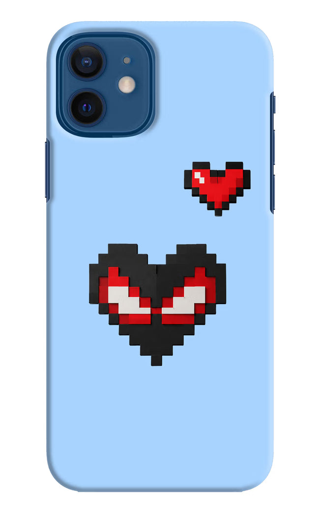 Peter Heart iPhone 12 Hard Case Back Cover by Casekaro