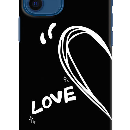 Love Line iPhone 12 Hard Case Back Cover by Casekaro