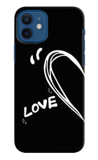 Love Line iPhone 12 Hard Case Back Cover by Casekaro