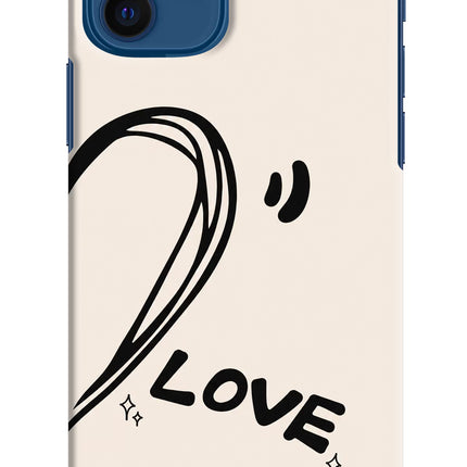 Soul Line iPhone 12 Hard Case Back Cover by Casekaro