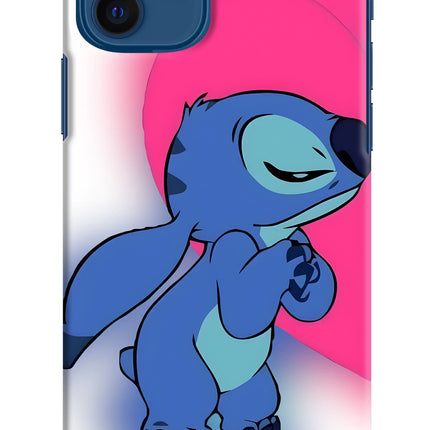 Stitch Hug iPhone 12 Hard Case Back Cover by Casekaro