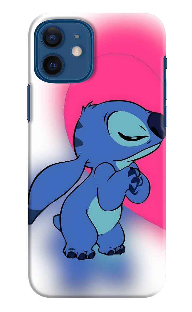 Stitch Hug iPhone 12 Hard Case Back Cover by Casekaro