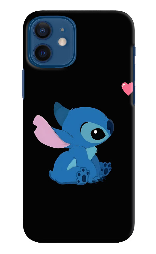 Stitch Crush iPhone 12 Hard Case Back Cover by Casekaro