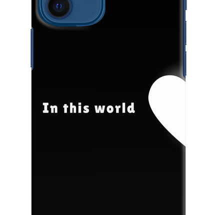 This World iPhone 12 Hard Case Back Cover by Casekaro