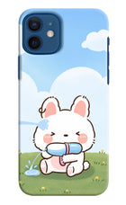 Bunny Treat iPhone 12 Hard Case Back Cover by Casekaro