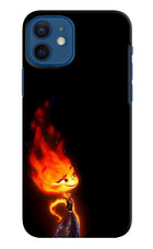 Ember Flame iPhone 12 Hard Case Back Cover by Casekaro