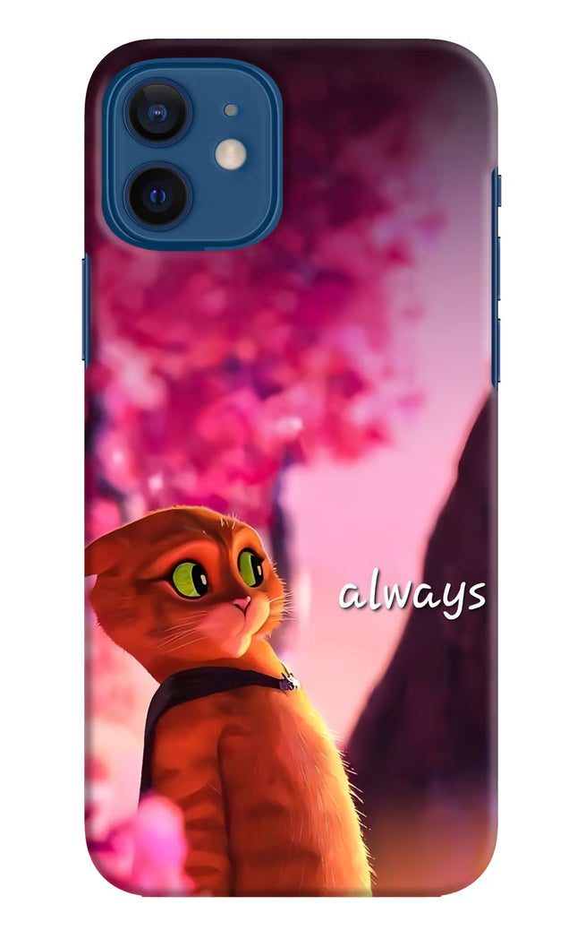 Always Cat iPhone 12 Hard Case Back Cover by Casekaro
