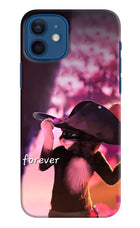 Forever Cat iPhone 12 Hard Case Back Cover by Casekaro
