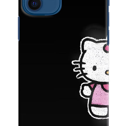 Kitty Charm iPhone 12 Hard Case Back Cover by Casekaro