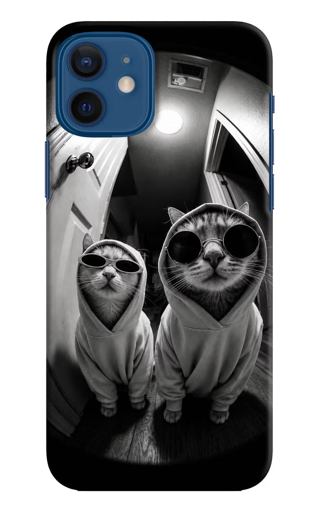 Hood Cats iPhone 12 Hard Case Back Cover by Casekaro