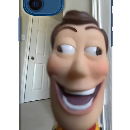 Side Eye Woody iPhone 12 Hard Case Back Cover by Casekaro