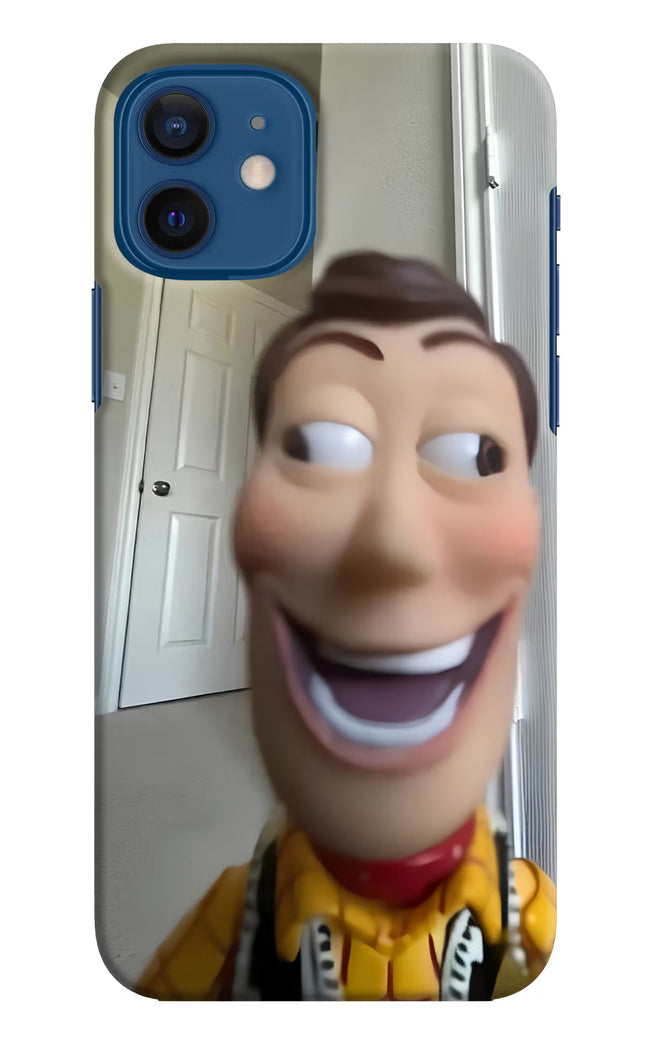 Side Eye Woody iPhone 12 Hard Case Back Cover by Casekaro