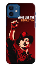 Bhagat Singh Revolution iPhone 12 Back Cover