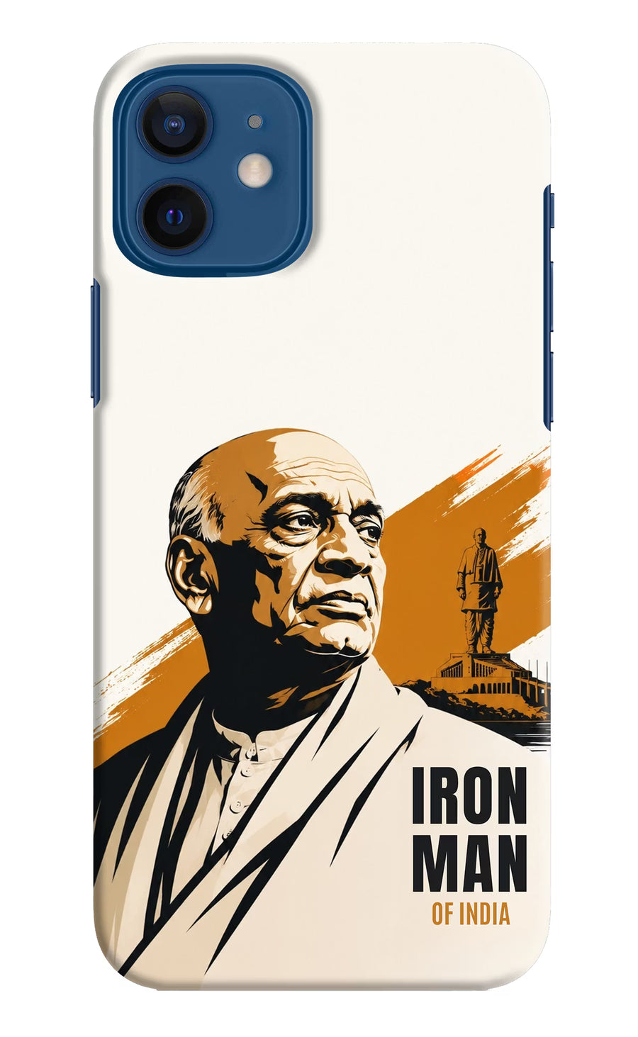 Sardar Patel Iron Will iPhone 12 Back Cover, Hard case